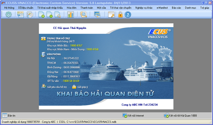 HƯỚNG DẪN KHAI BÁO HẢI QUAN ĐIỆN TỬ ECUS5 VNACCS TỜ KHAI XUẤT KHẨU