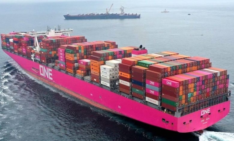 tau-cho-hang-gap-bao-mot-luong-lon-container-roi-tai-thai-binh-duong
